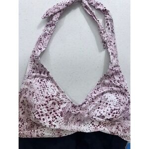 NWT!!‎ "Cupshe" One Piece Bathing Suit SZ M Halter Tie Boating Beach Ocean Pool